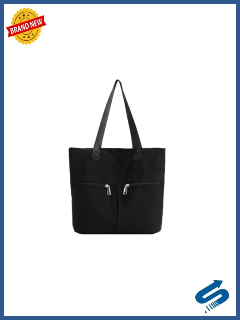 Large Waterproof Oxford Tote Bag Multi-Pocket Top Handle Shoulder Bag Women